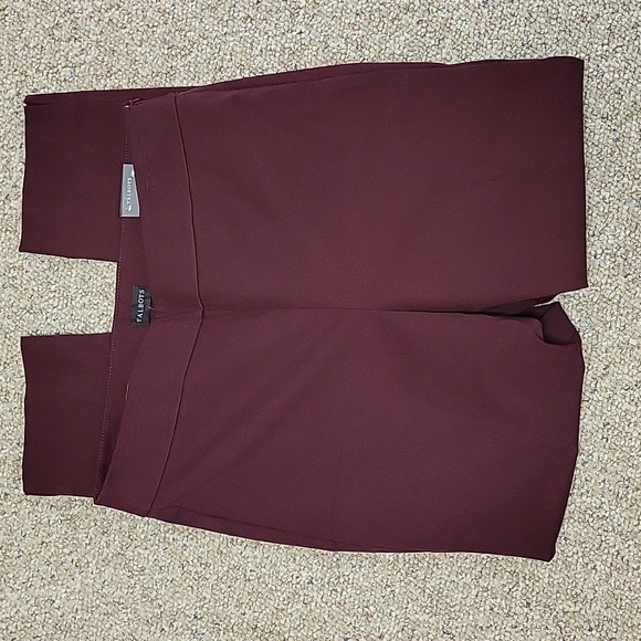 Talbots burgundy Chatham ankle pants women's sz 8 new with tags - Picture 3 of 8